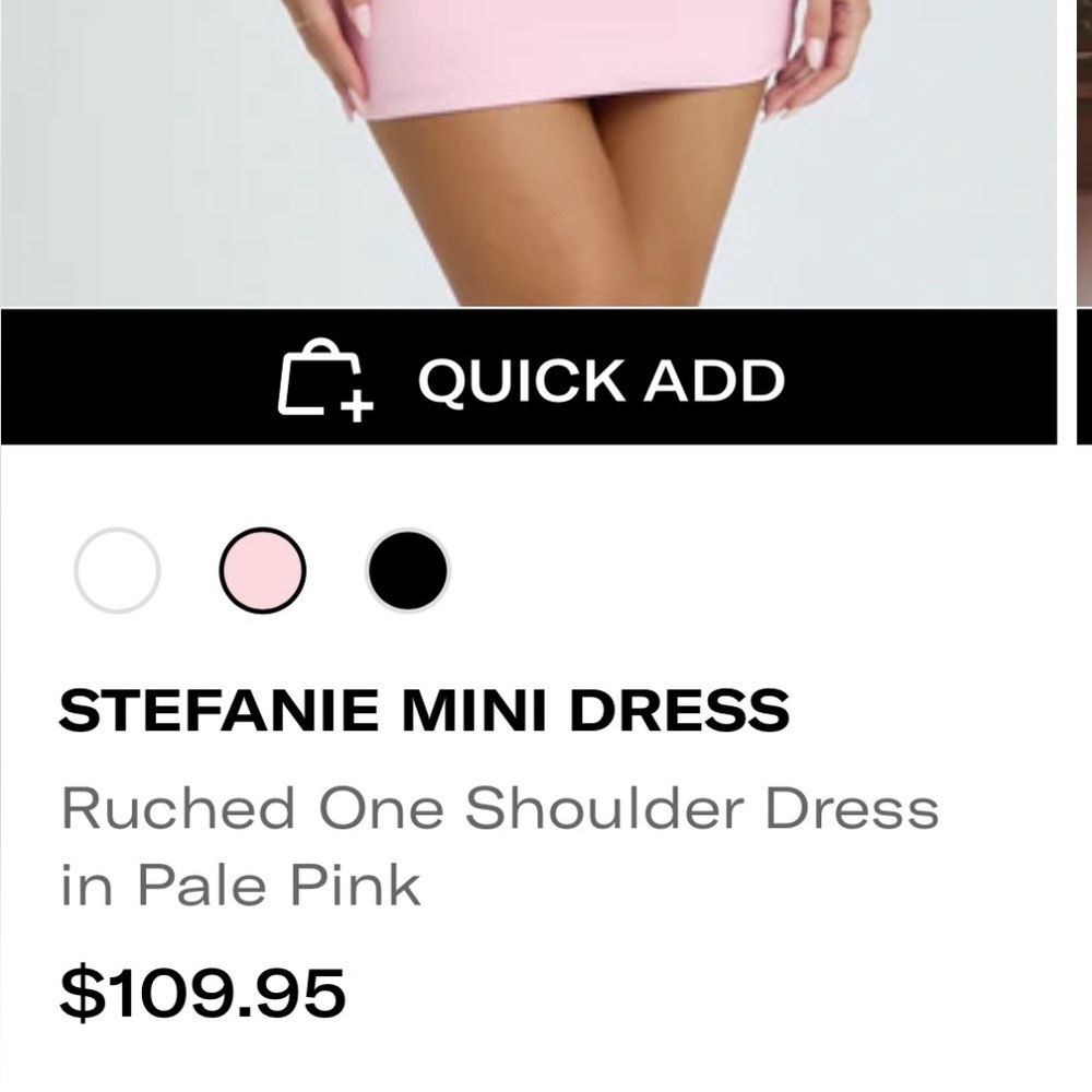 Showpo Strapless Light Pink Bodycon Mini Dress - Picture 2 of 2